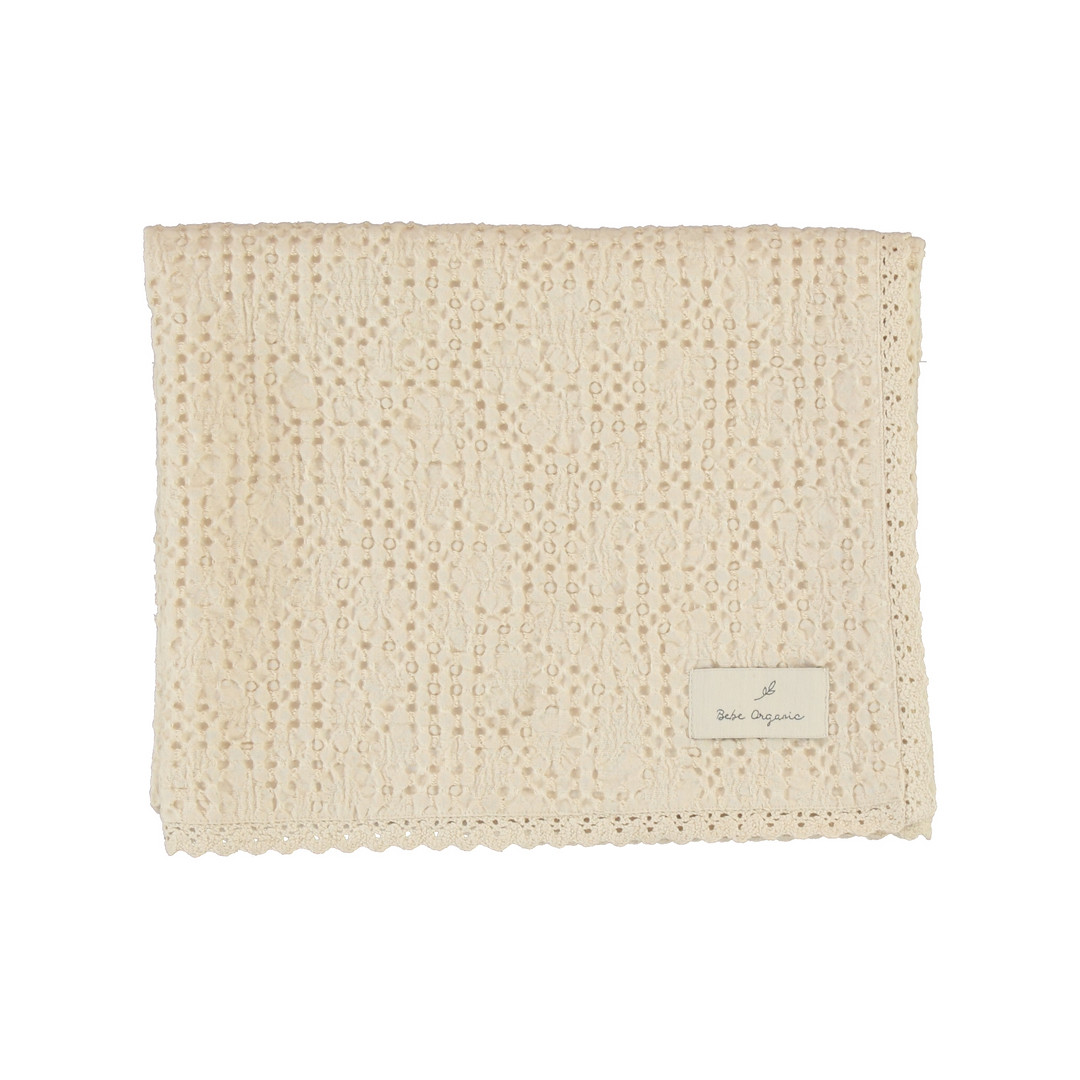 WAFFLE SIGNITURE BLANKET-Natural Waffle