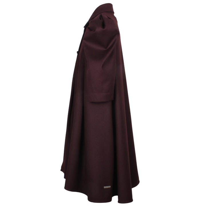 AZ-41602 Wavy Dress - Burgundy