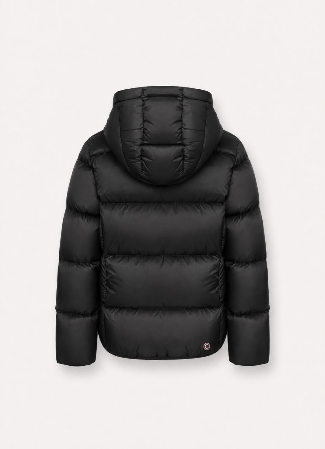 34000006A/2YO QUILTED JACKET WITH HOOD - BLACK