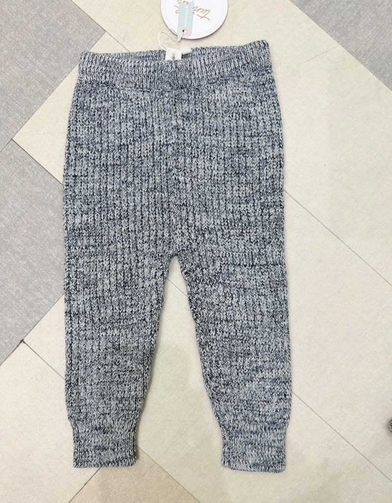 TC023MB KNITTED PANT - MIST BLUE/NAVY/NATURAL