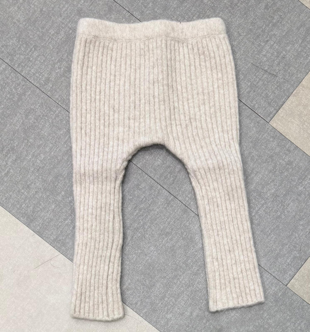 6064 BABY PANTS INUK RIBBED TAN