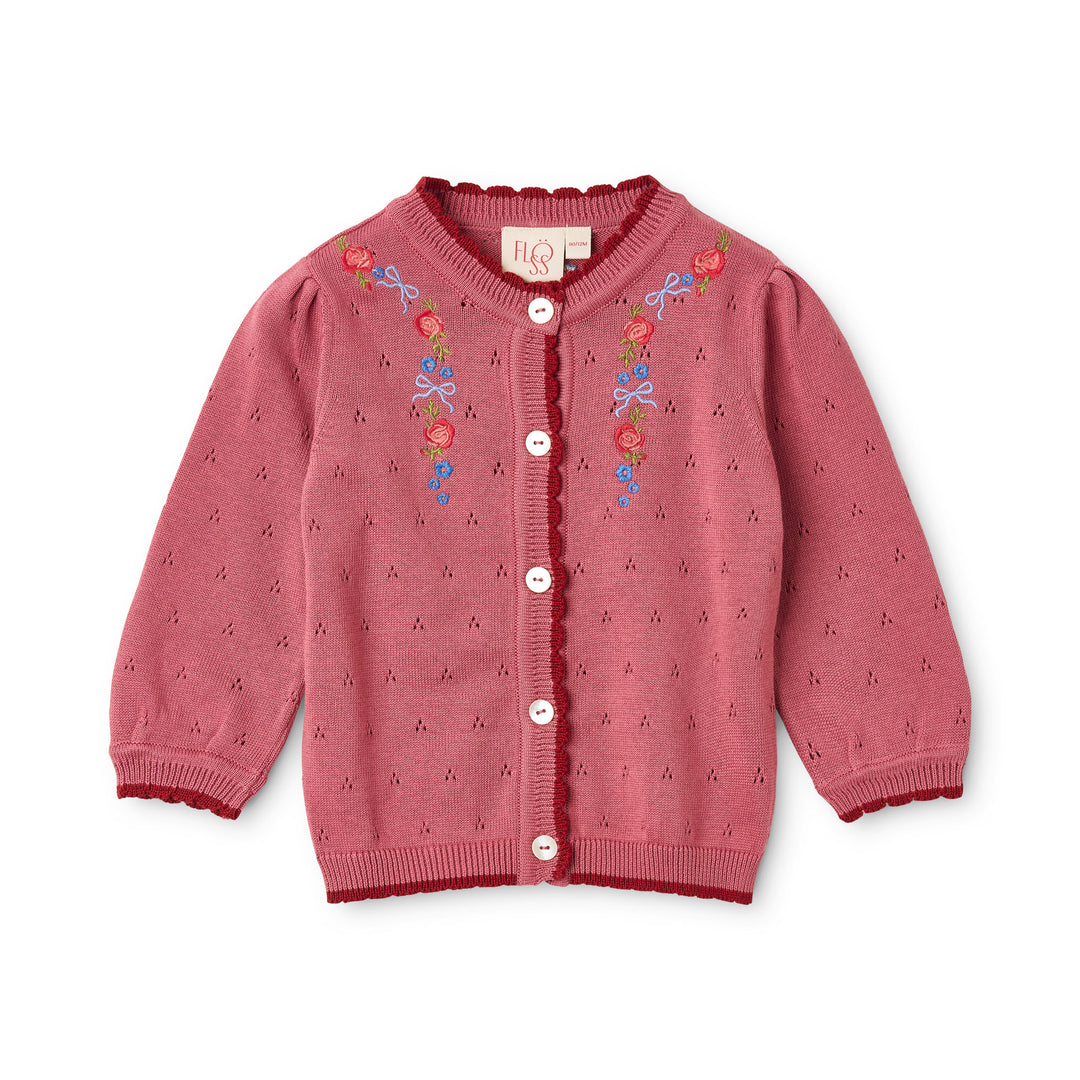 F11022-Willow Cardigan-Antique Rose
