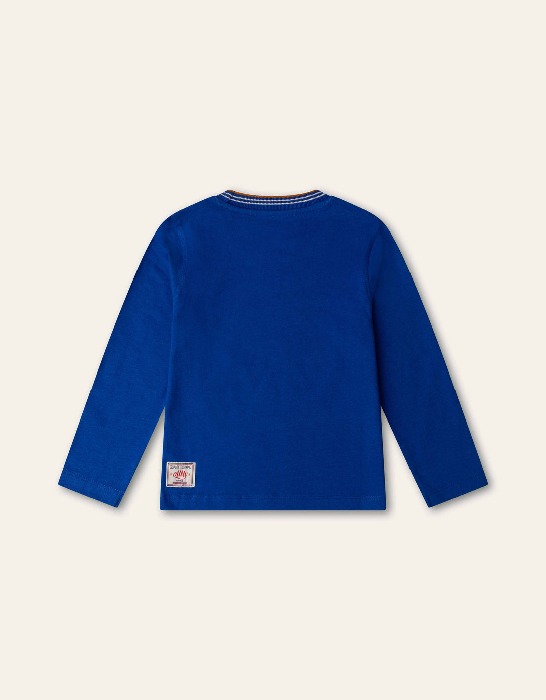 YF26BJE506 BLUE BOYS TRANG CAR GRAPHIC LS TSHIRT