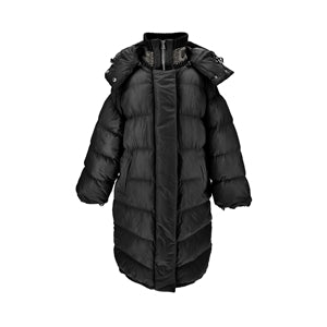 Z9H101 PIUMINO LUNGO POLIESTERE - NERO