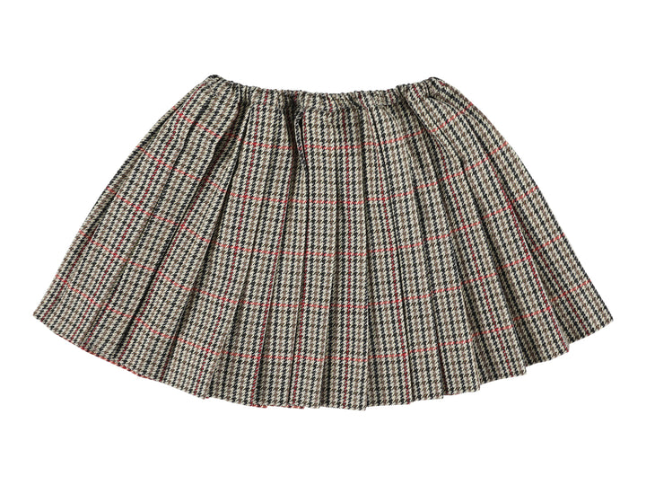 ZUZU LONG SKIRT WITH PLEATS BEIGE