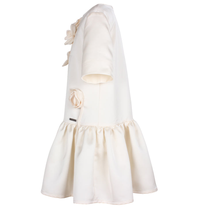 AZ-41609 Zynnia Dress - Creme Satin