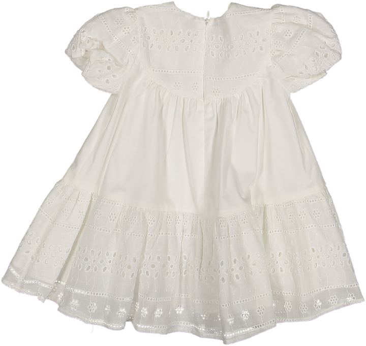 37119 DRESS S/SLV - LACE 4 POPLIN 3