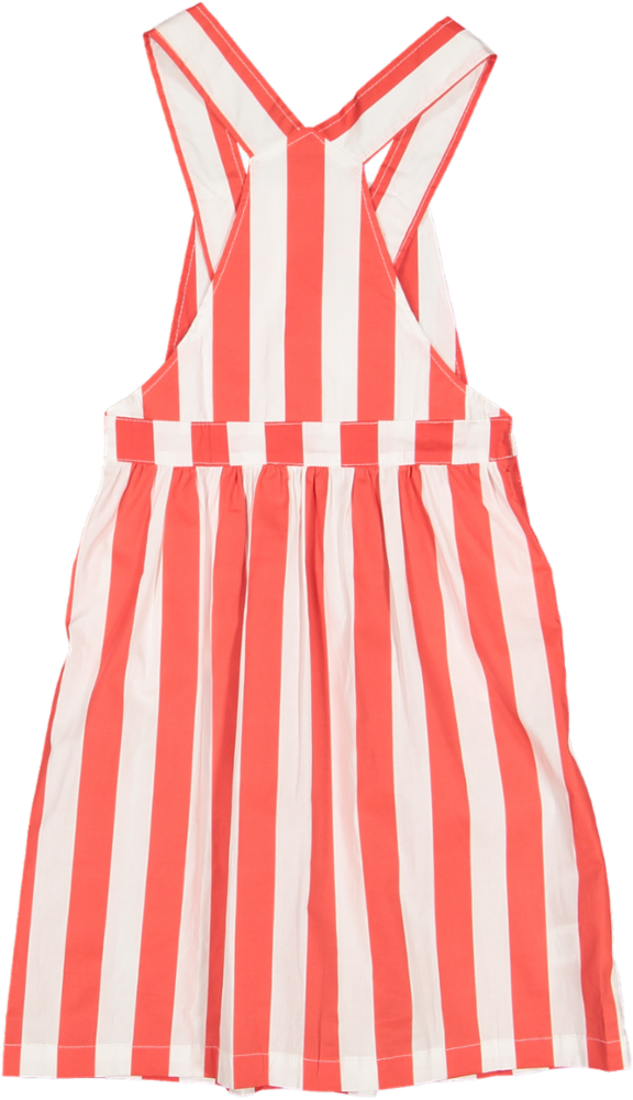 DR23-95 DUNGAREES JUMPER - RED STRIPE