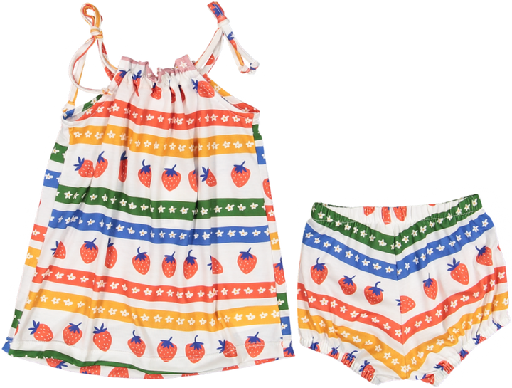 S87-BABY SET-Strawberry Rainbow