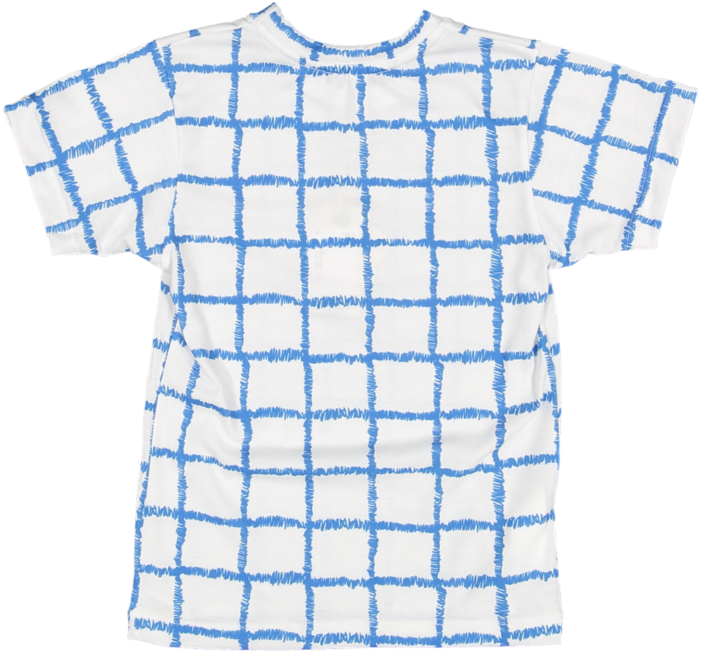 TS84-KIDS TSHIRT-Blue Lines