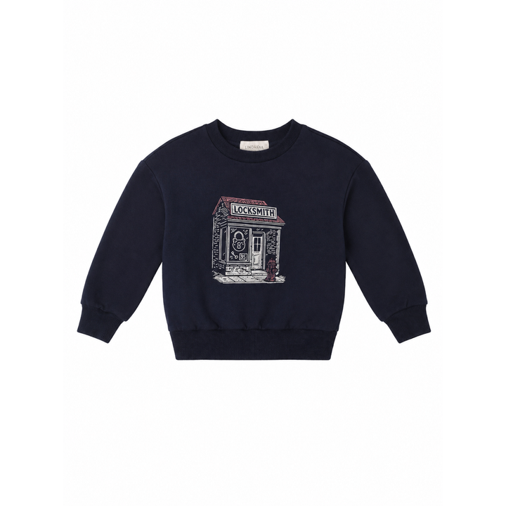 LNA-022 NAVY CLE BOYS SWEATSHIRT