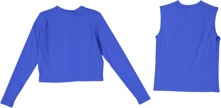 B6S602T-C-Flat Twin Set- Blueberry