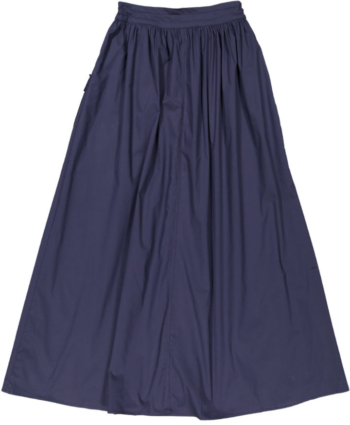 VB5004S-DRAWSTRING POCKET SKIRT -navy