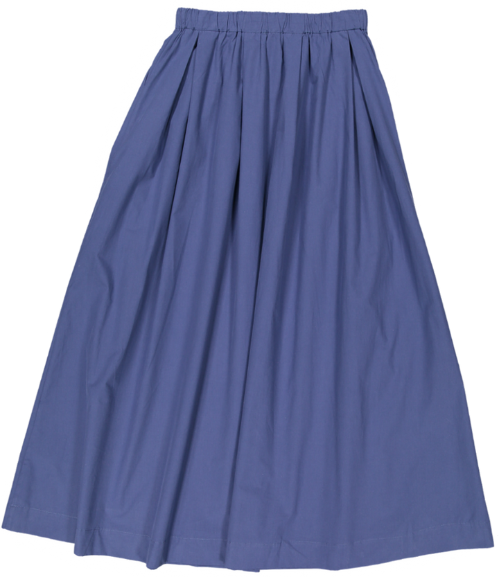 VB5007S-DRAWSTRING POCKET SKIRT -indigo