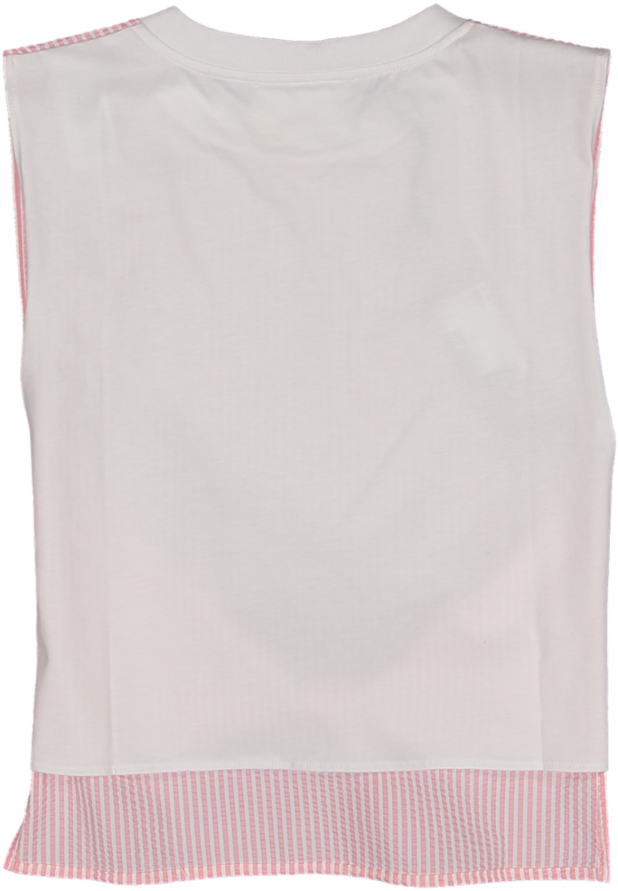 317 GIRL W-OUT/S C-NECK TOP BERTA 21