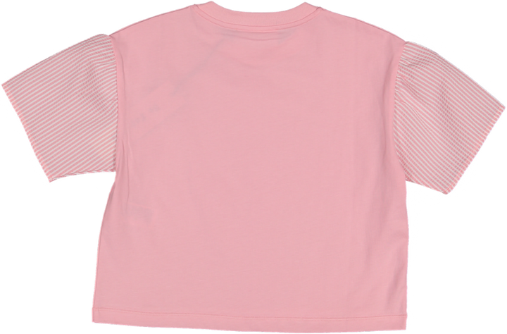 318 GIRL S/S C-NECK TOP W/STRIPED CANAPIGLIA 23