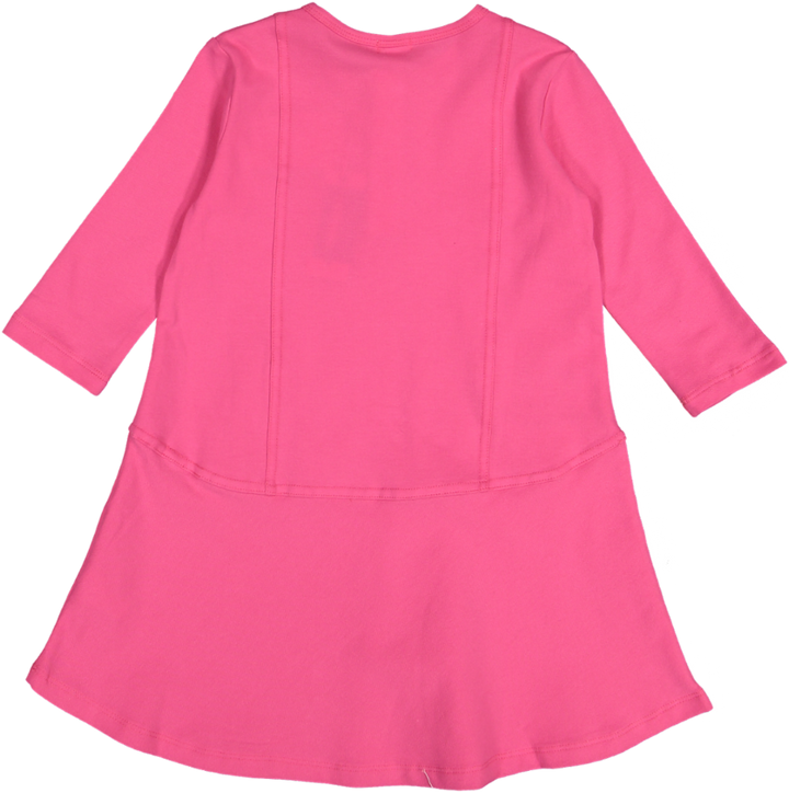 BTSS26011D-Volleyball Club 3/4 Sleeve Dress-Hot Pink