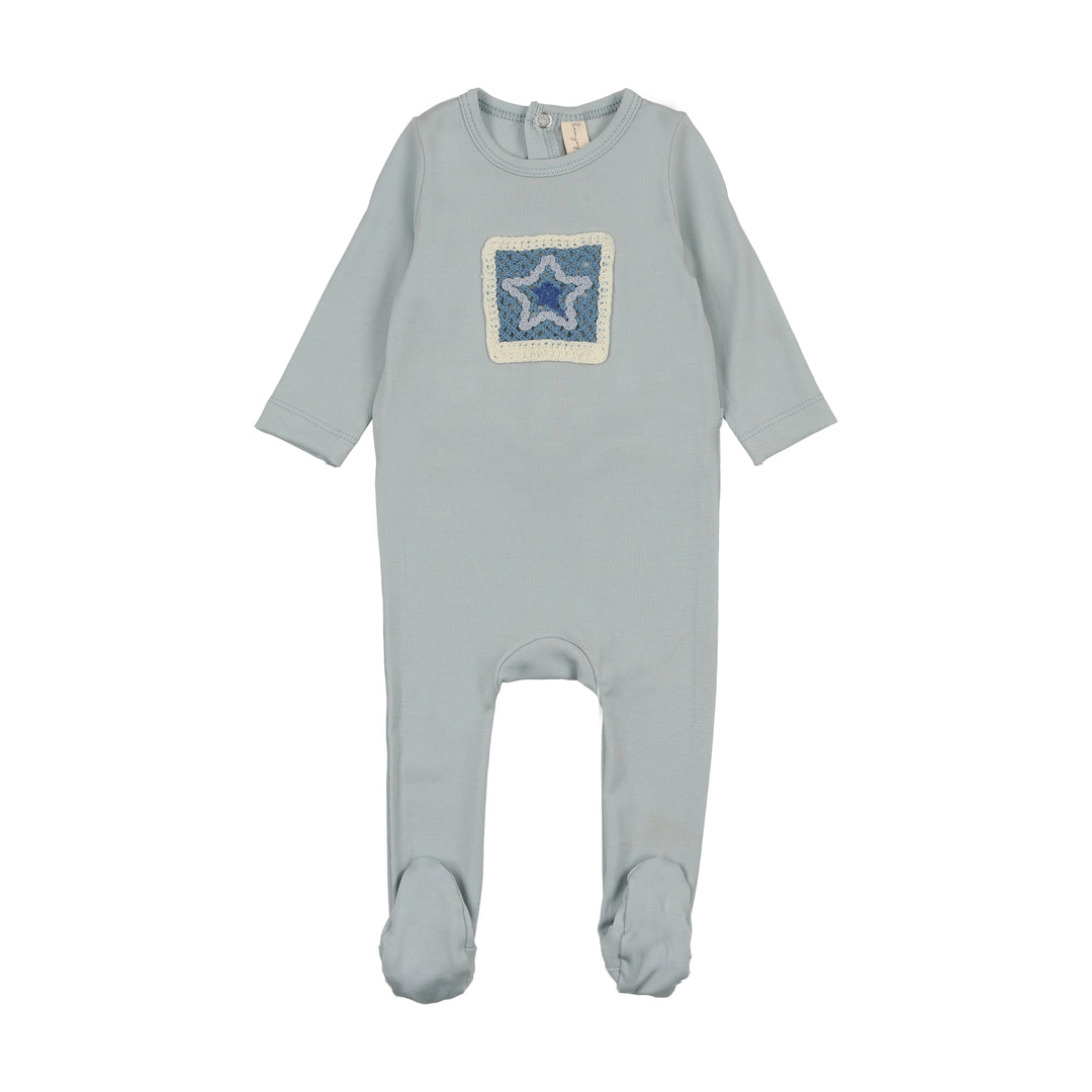 SL25300PS-GRY-Star Footie-GRY