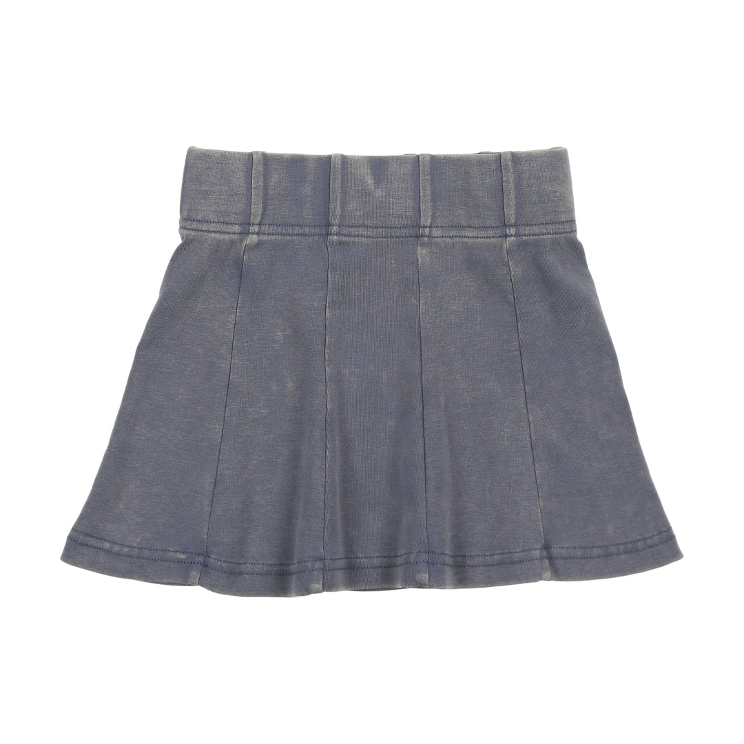 BTS25004SK-Wash Panel Skirt-Blue Wash