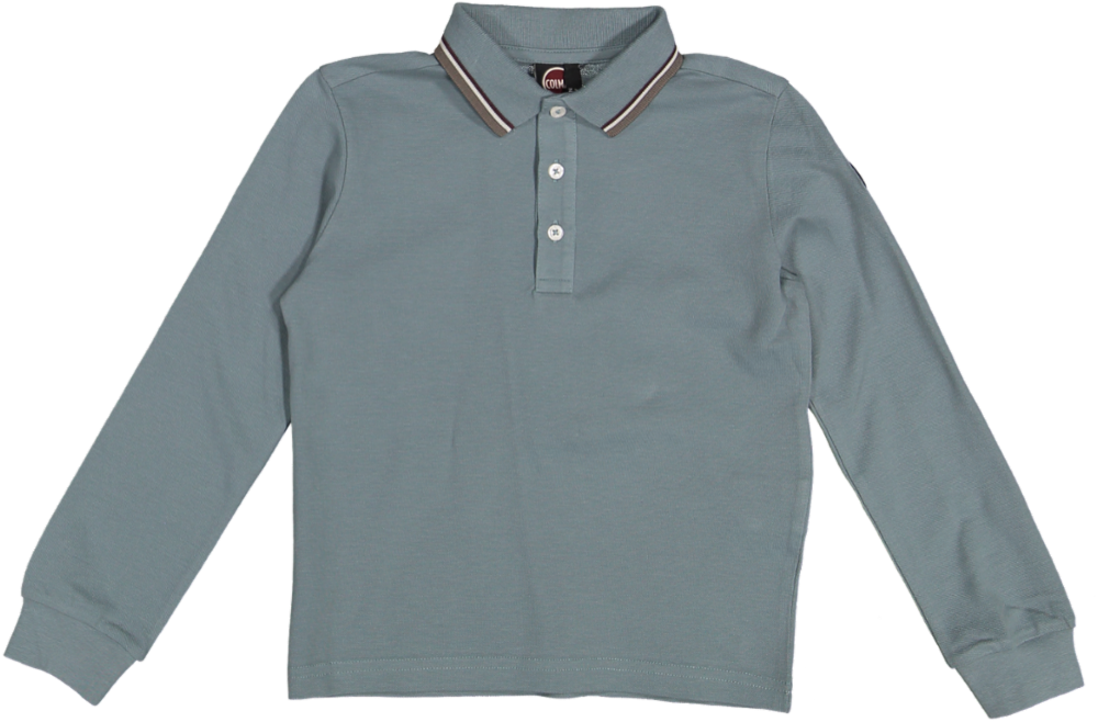 3592N POLO WITH THREE-COLORED LINES ON NECK AND STRIPES ON ARMHOLES - RAILWAY