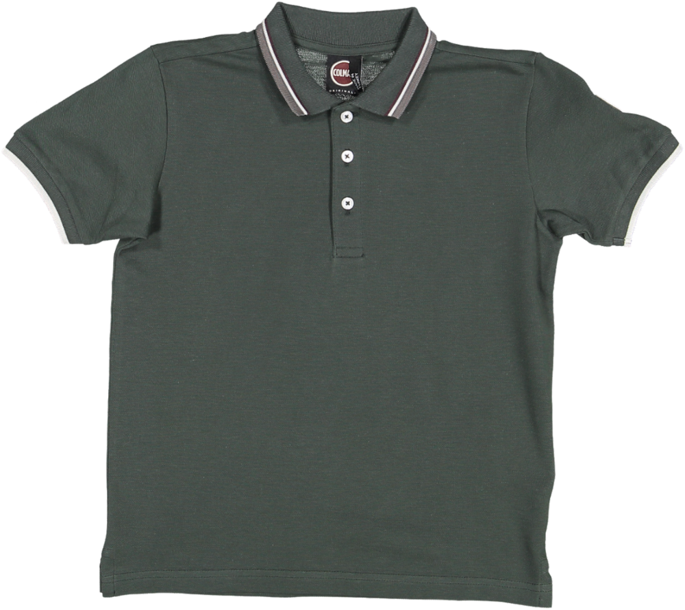 3598-COLORED NECK POLO-382