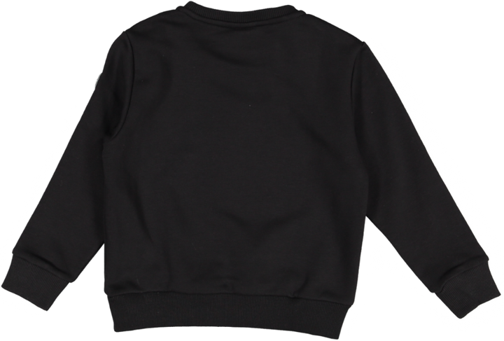 3680-SOFT CRE-NECK SWEATSHIRT-Black