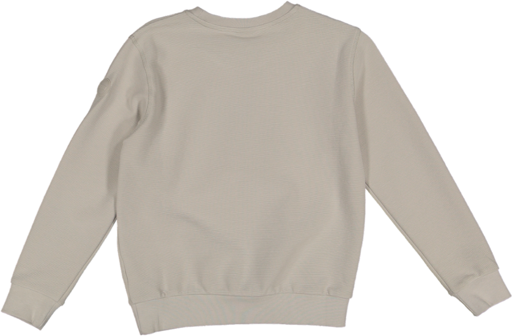 3697 OTTOMAN FABRIC CREW NECK SWEATSHIRT - HEMP