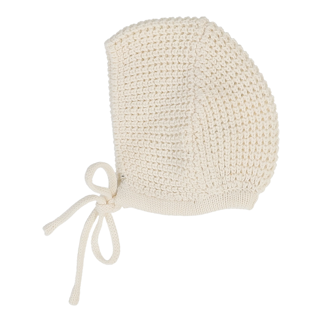Chunky Knit Bonnet-Classic-Cream