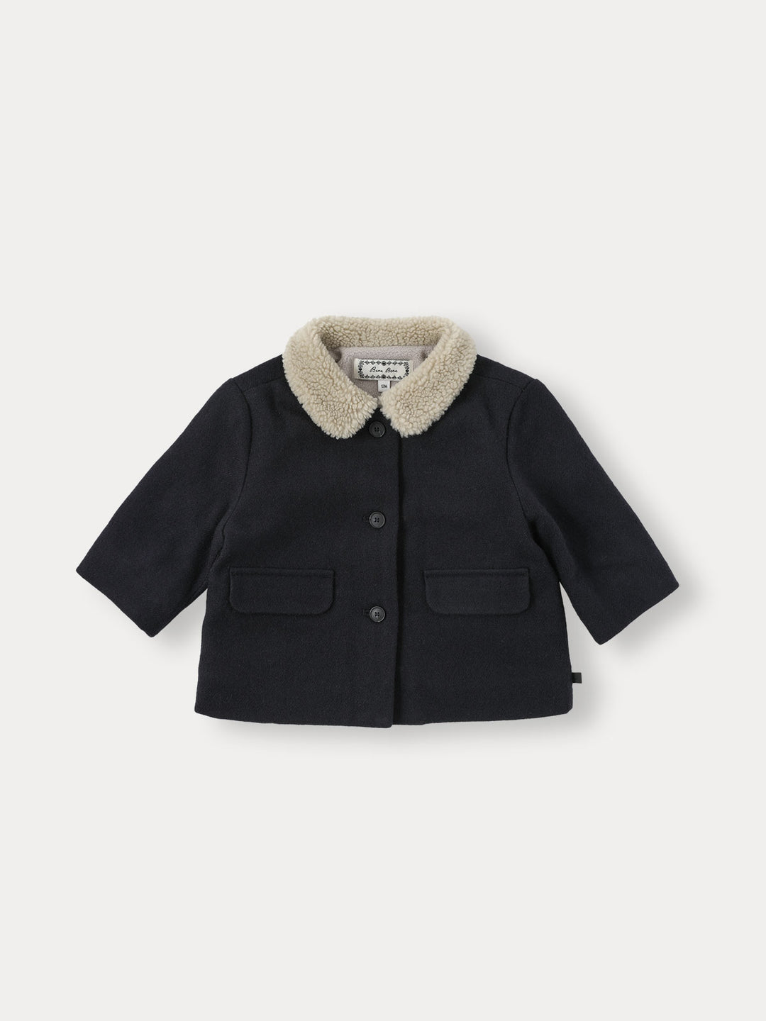 BABY)Bene Wool Single Coat-navy