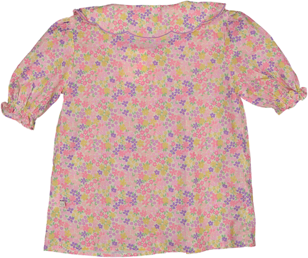 CAMELIA BLOUSE-EMMA FLORAL PURPLE