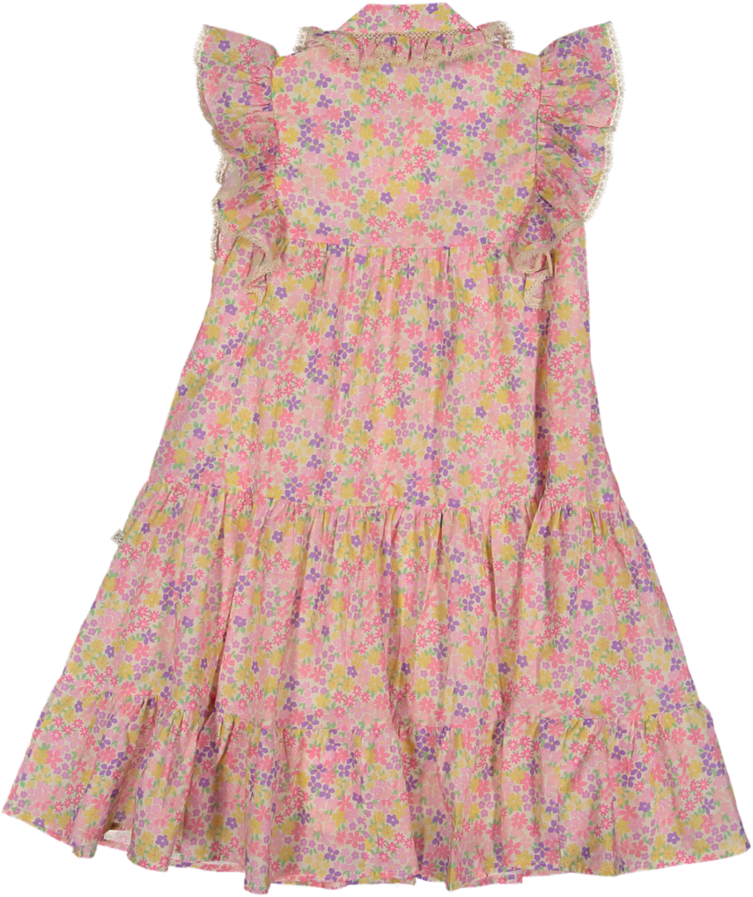 CHARLIE DRESS-EMMA FLORAL PURPLE