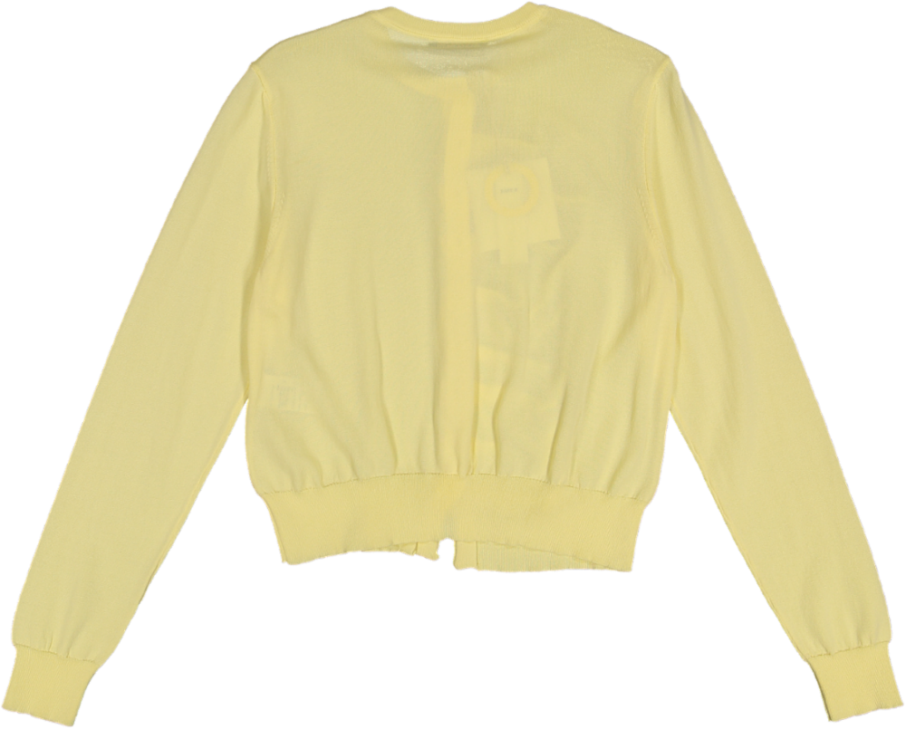 26S026K-KNIT-PALE YELLOW