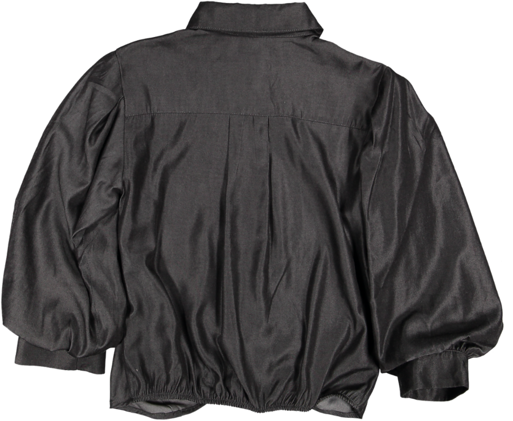 26S005B-TOP-BLACK DENIM