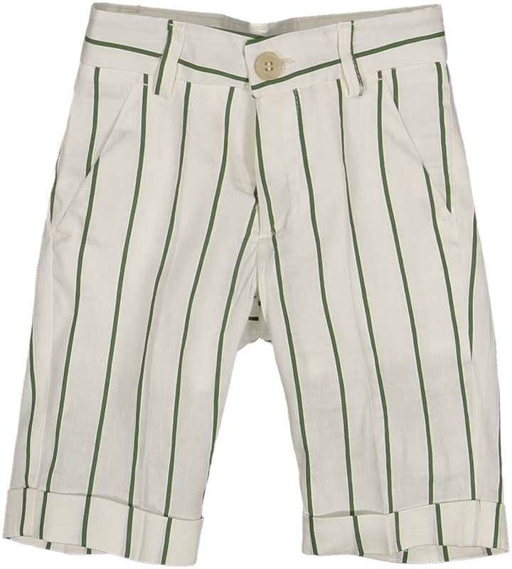 EBM5111-SHORTS-Bianco Verde