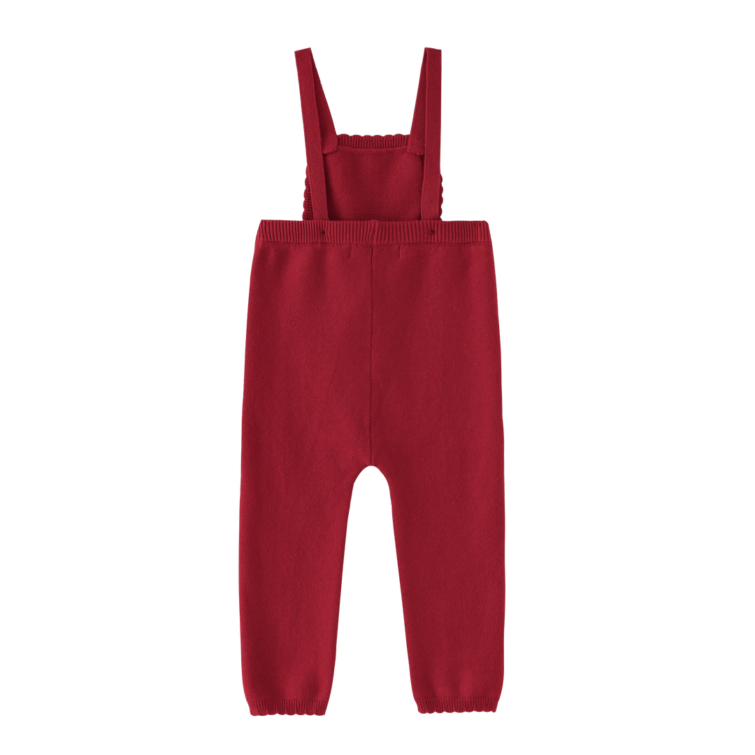 SUSPENDER LEGGING-RED