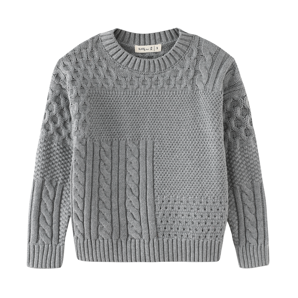 BOYS SWEATER-GREY