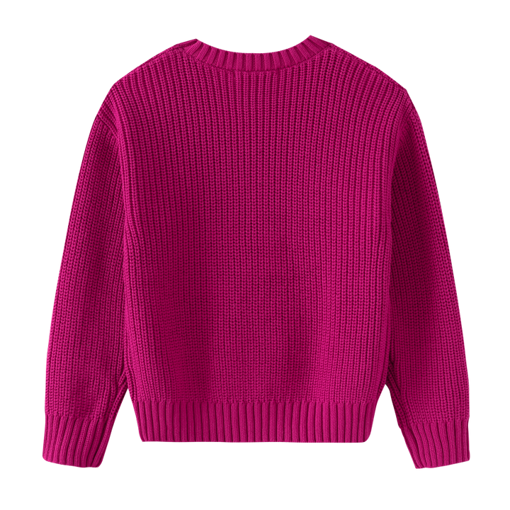 KNIT CREWNECK-PINK