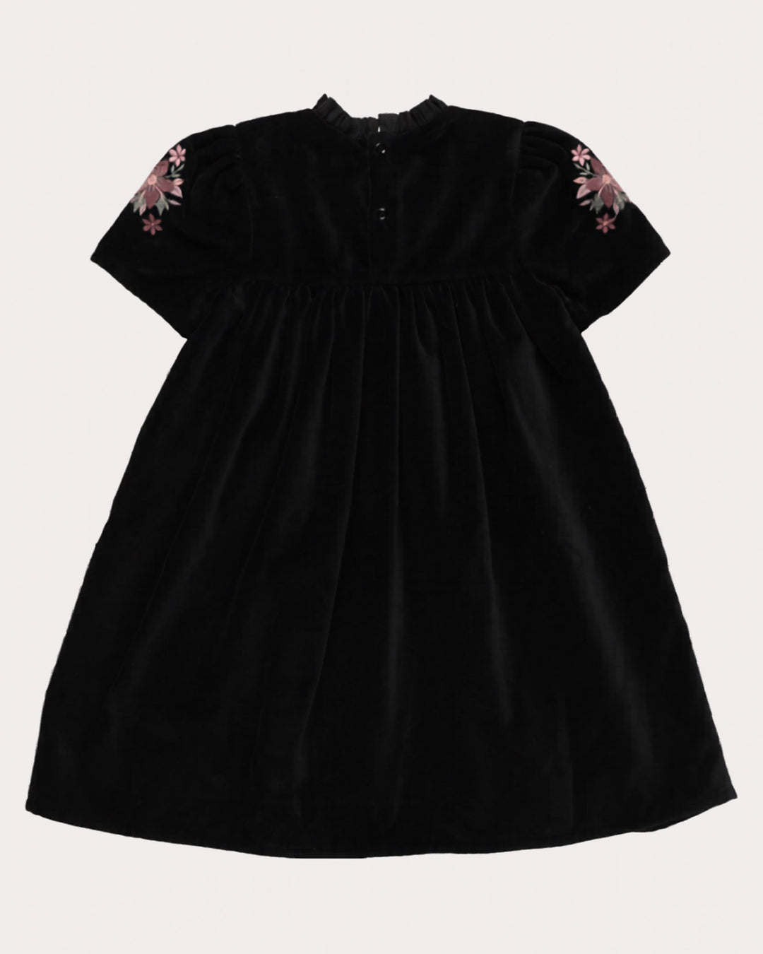 FC-FW26-00019 ERIKA DRESS SHORT - VELVET BLACK