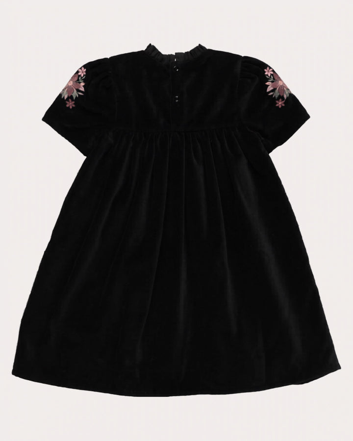 FC-FW26-00019 ERIKA DRESS SHORT - VELVET BLACK