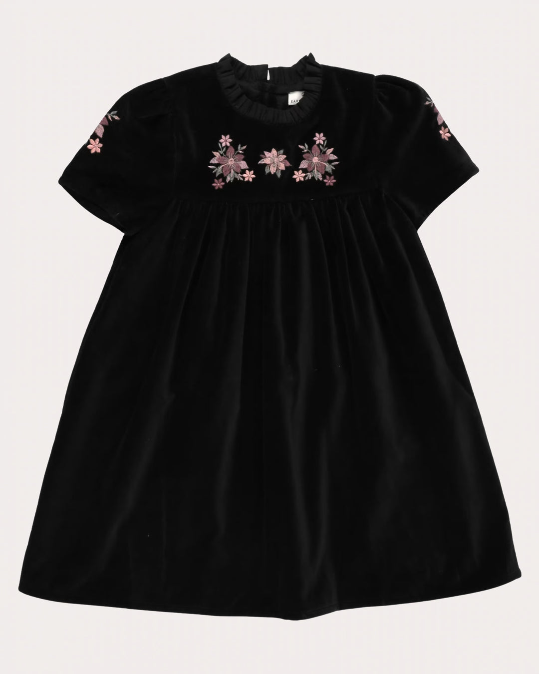 FC-FW26-00019 ERIKA DRESS SHORT - VELVET BLACK