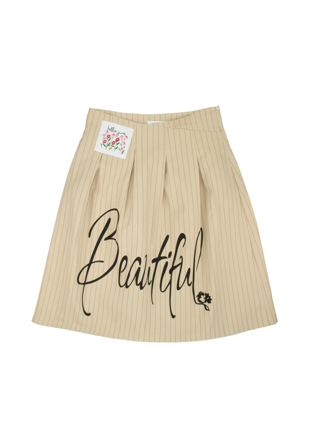 T1408G SKIRT - CAPPUCINO