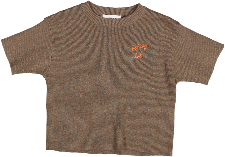 GS24003M-Fishing Club Rib Tee-Mud