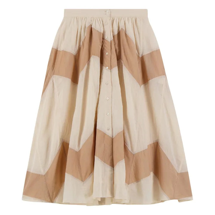 Jerem TC160 Patch-Nude Long Skirt