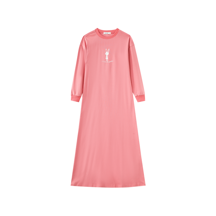 LITTLE BUNNY NIGHTGOWN-PINK