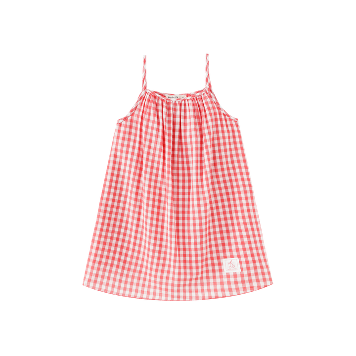 GINGHAM JUMPER-SHERBET MULTI