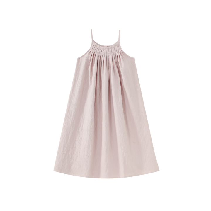 GATHERED MAXI JUMPER-PINK