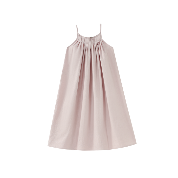 GATHERED MAXI JUMPER-PINK