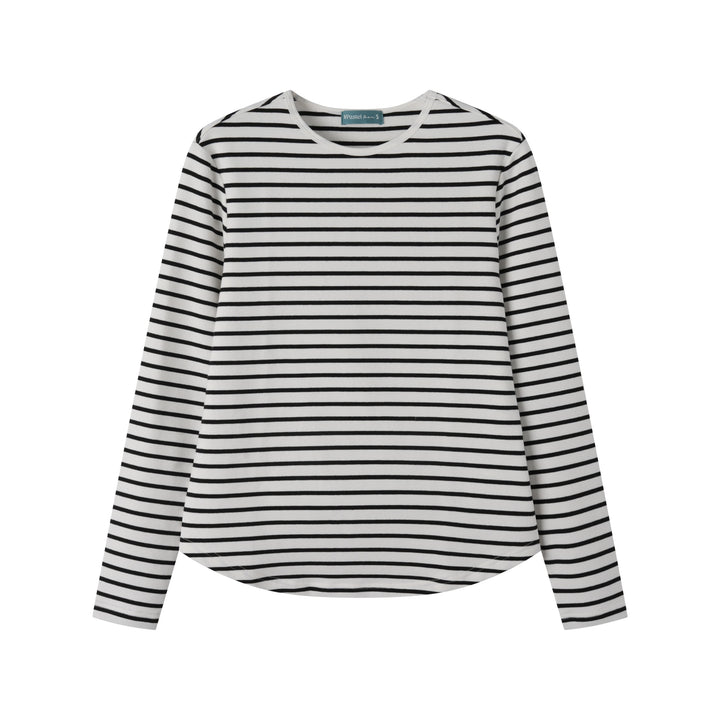 STRIPED HENLEY-BLACK STRIPED