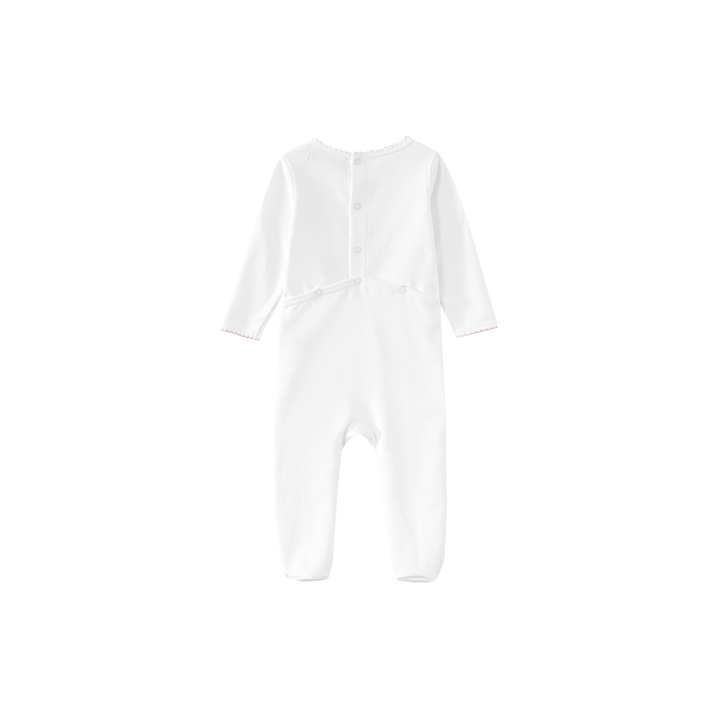 PRINCESS CARRIAGE FOOTIE -WHITE
