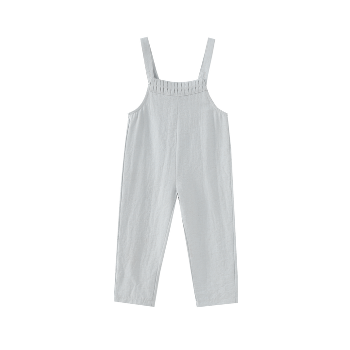 LONG ROMPER WITH TUCKS-BLUE